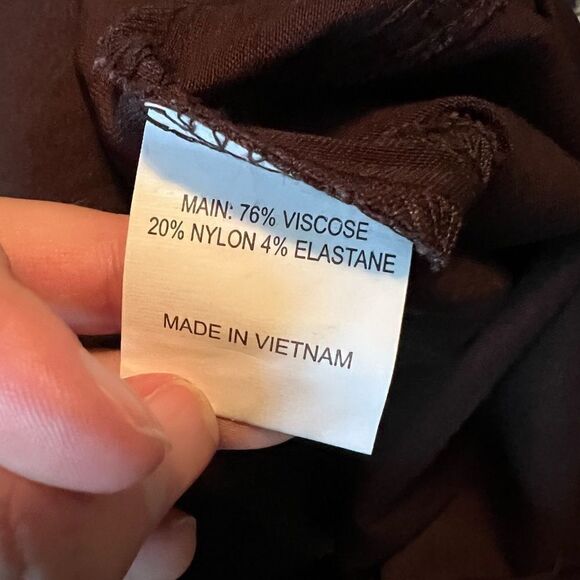 Regatta petites brown pull on straight leg dress pants - Picture 4 of 9